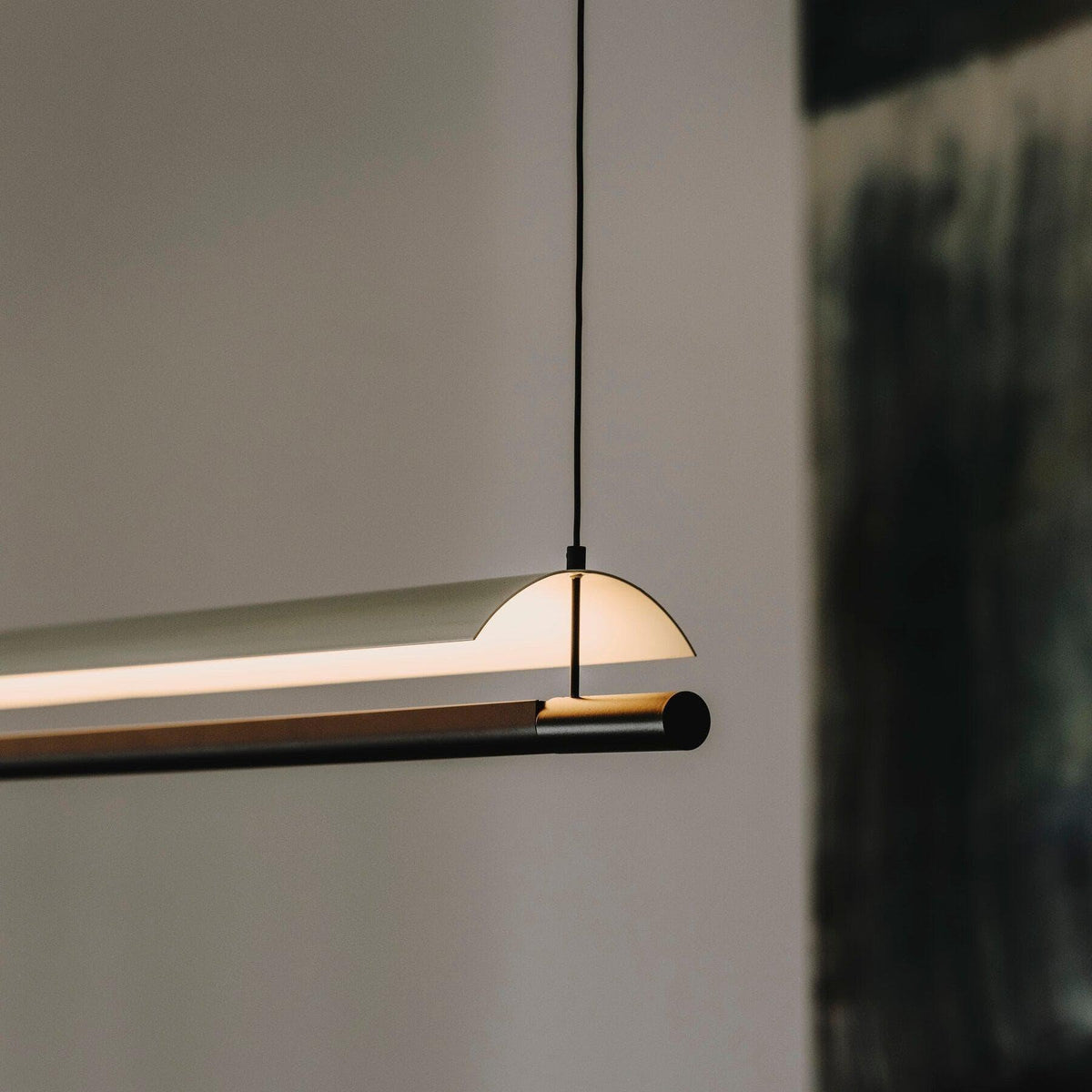 Linear Pendant Light Black — Pendant Light | Maison Monashee — view 3