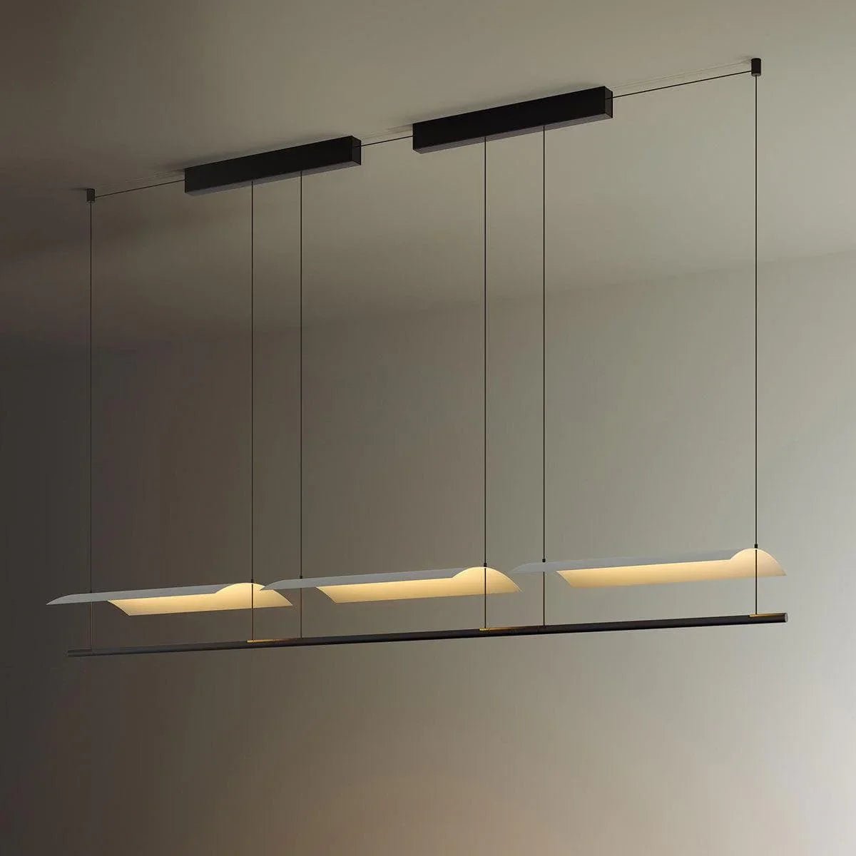 Linear Pendant Light Black — Pendant Light | Maison Monashee — view 17