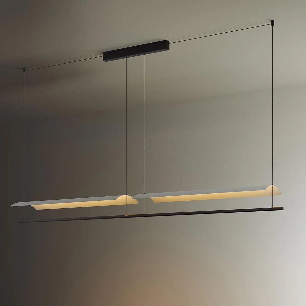 Linear Pendant Light Black — Pendant Light | Maison Monashee — view 23