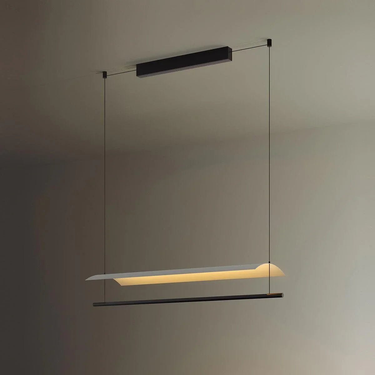 Linear Pendant Light Black — Pendant Light | Maison Monashee — view 18