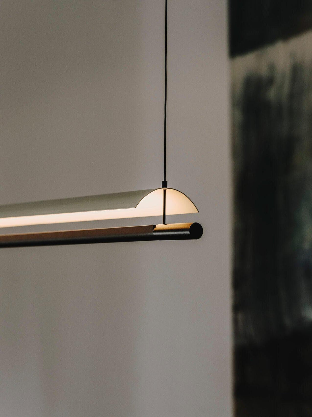 Linear Pendant Light Black — Pendant Light | Maison Monashee — view 6