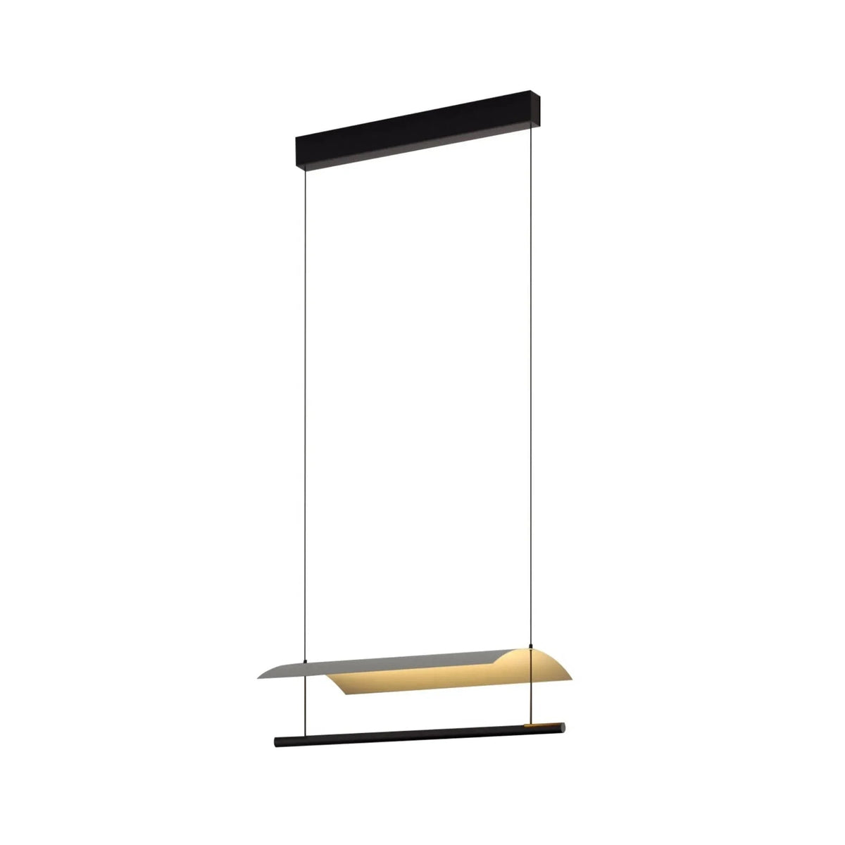 Linear Pendant Light Black — Pendant Light | Maison Monashee — view 7