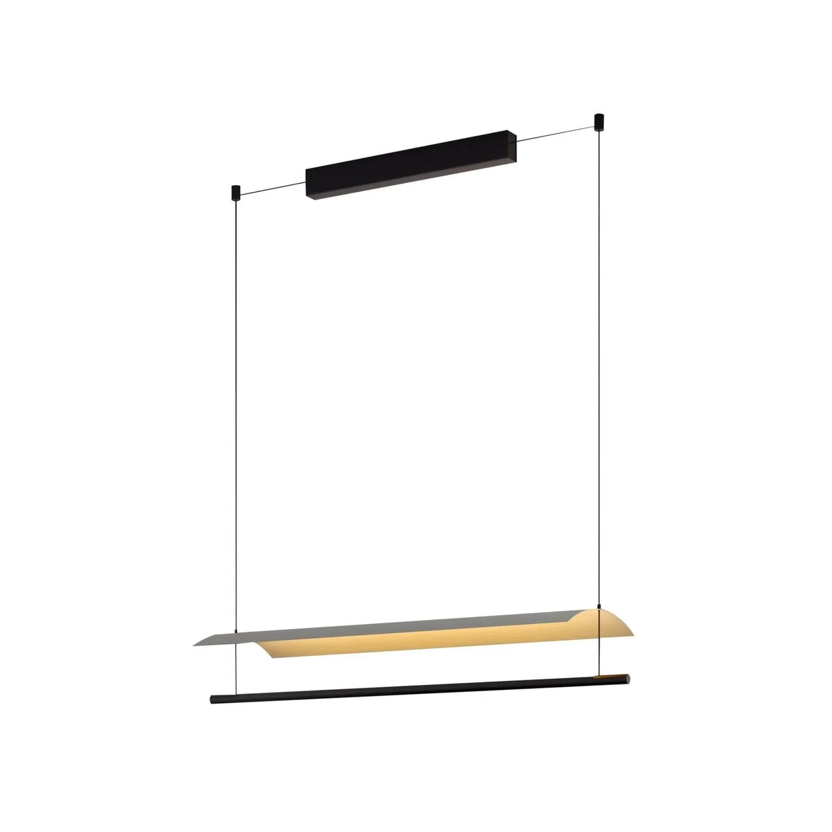 Linear Pendant Light Black — Pendant Light | Maison Monashee — view 8