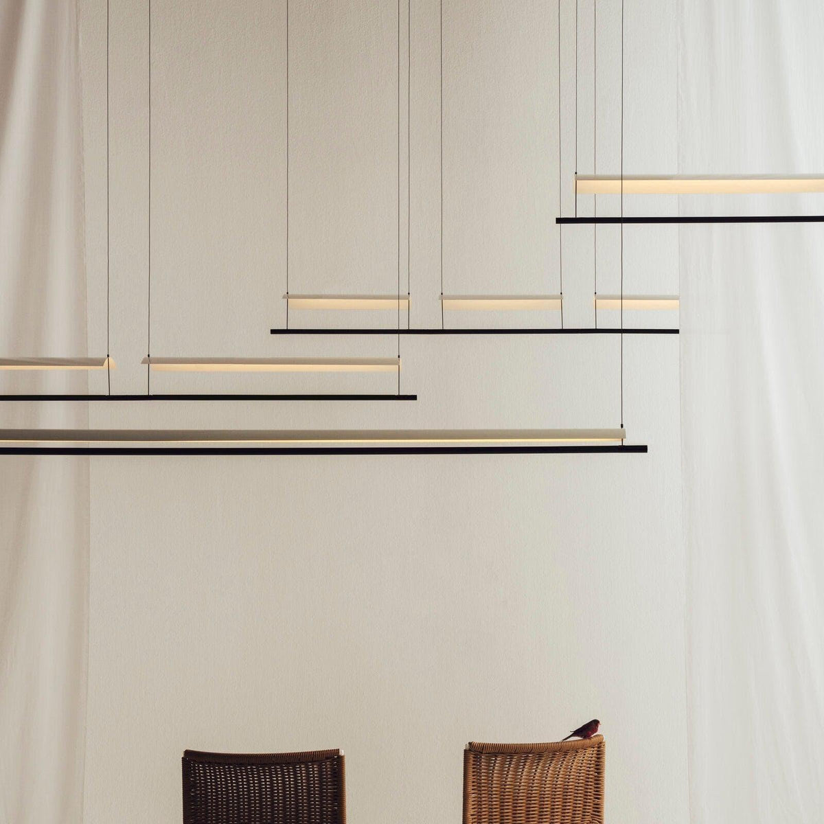 Linear Pendant Light Black — Pendant Light | Maison Monashee — view 12