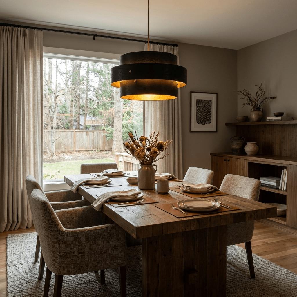 Japandi Kitchen Island Lighting — Pendant Light | Maison Monashee — view 4