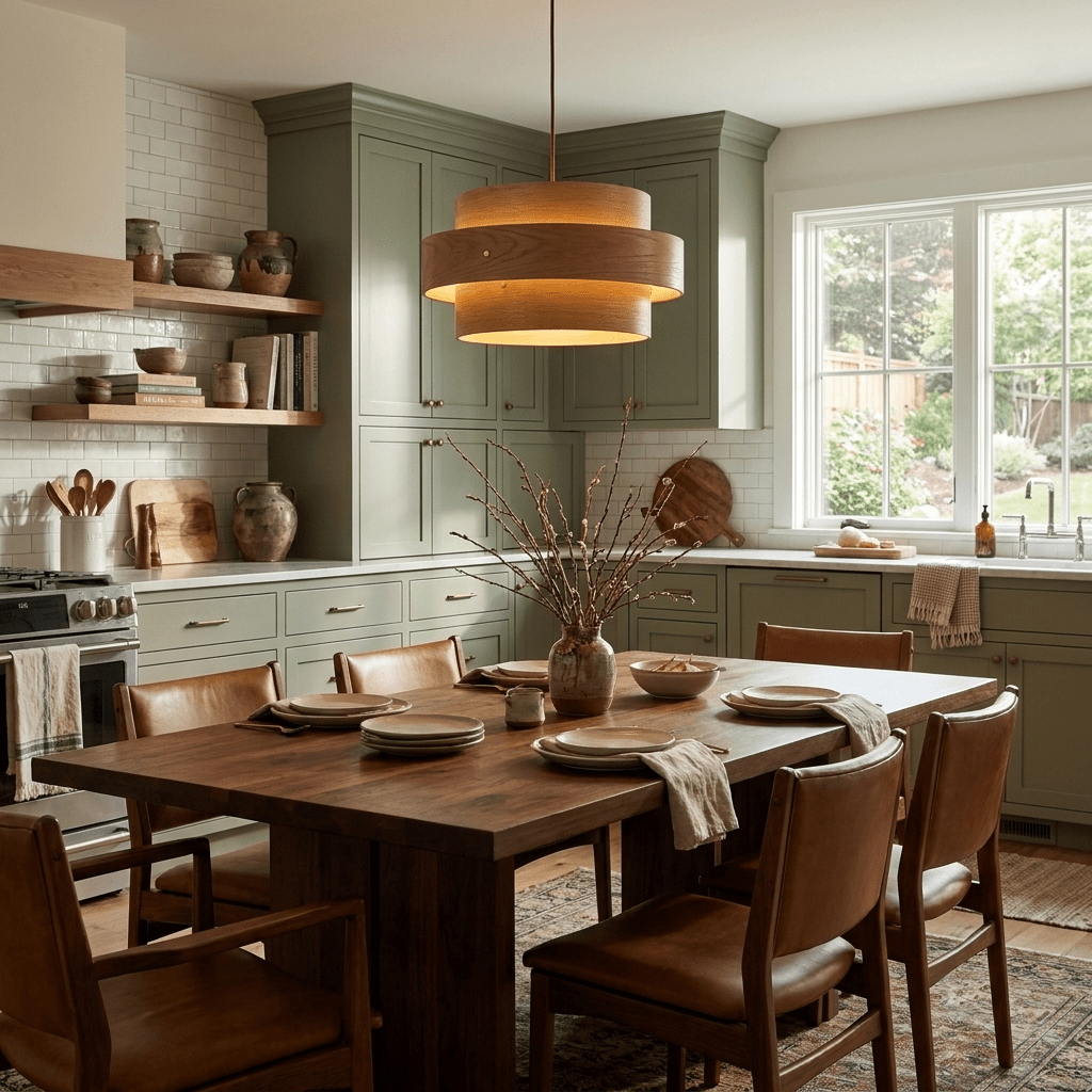 Japandi Kitchen Island Lighting — Pendant Light | Maison Monashee — view 3