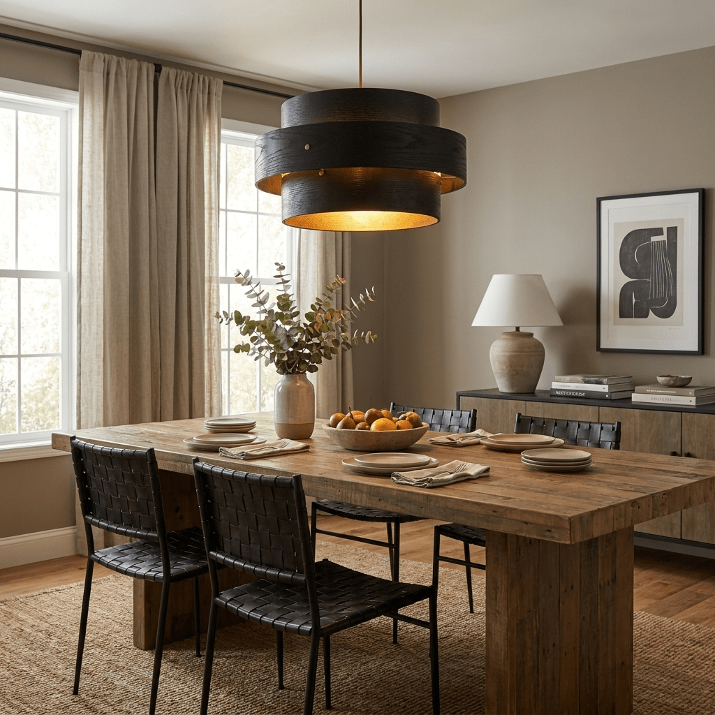 Japandi Kitchen Island Lighting — Pendant Light | Maison Monashee — view 5