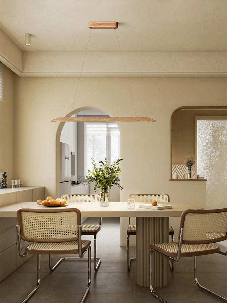 Linear Pendant Lighting Wood — Pendant Light | Maison Monashee — view 4