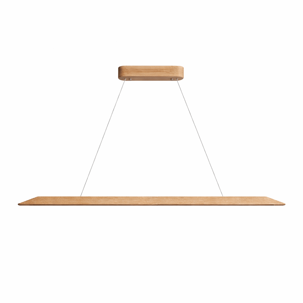 Linear Pendant Lighting Wood — Pendant Light | Maison Monashee — view 7