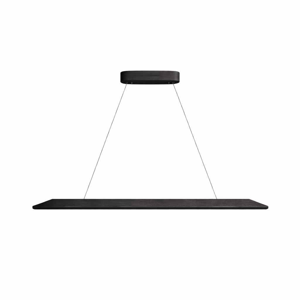 Linear Pendant Lighting Wood — Pendant Light | Maison Monashee — view 8