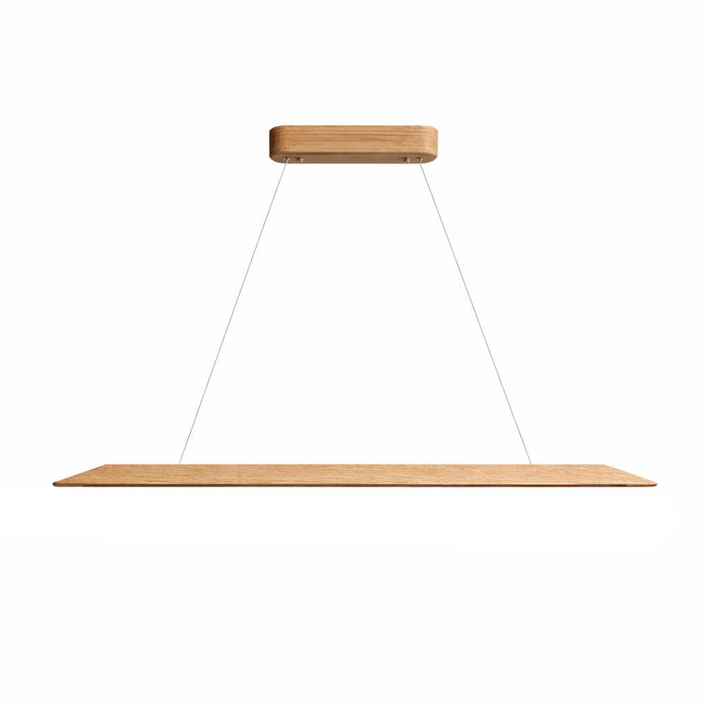Linear Pendant Lighting Wood — Pendant Light | Maison Monashee — view 11