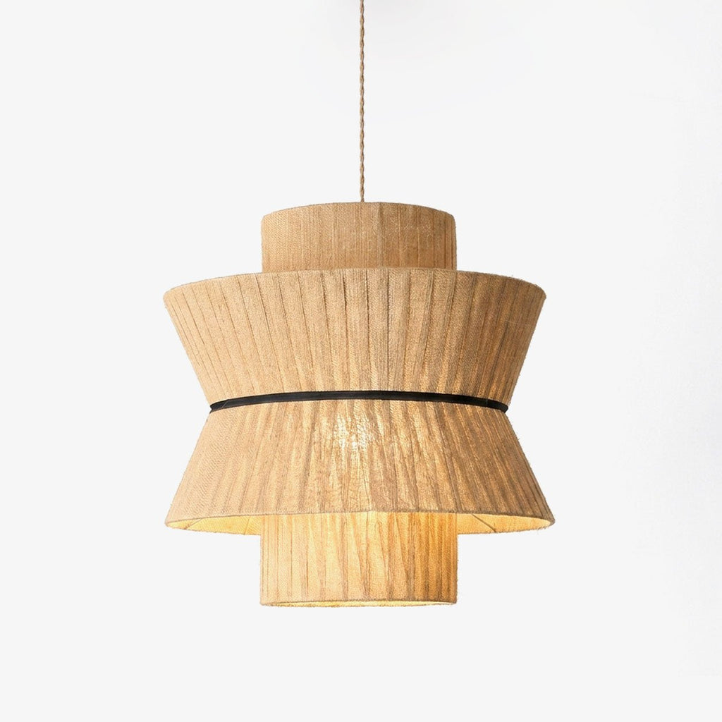 Natural Linen Pendant Light — Pendant Light | Maison Monashee