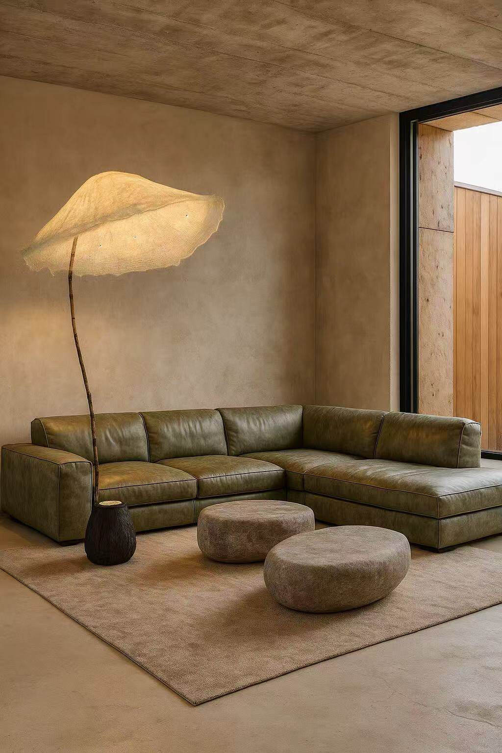 Curved Floor Lamp for Living Room — Floor Lamp | Maison Monashee — view 7