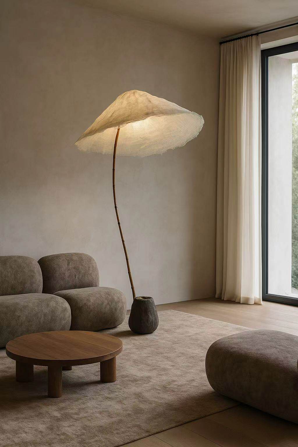 Curved Floor Lamp for Living Room — Floor Lamp | Maison Monashee — view 8
