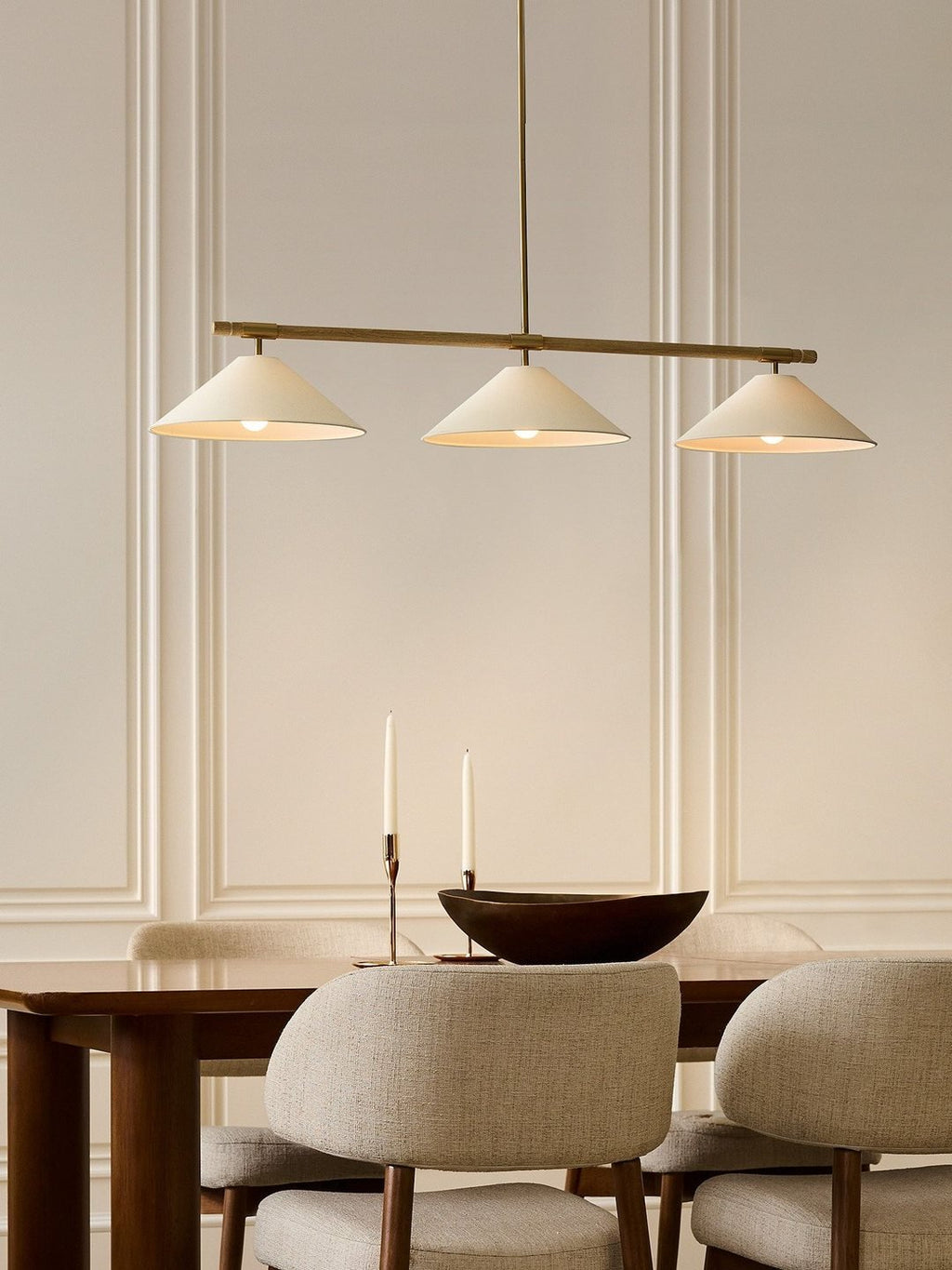 Iron Linear Chandelier — Chandelier | Maison Monashee — view 15
