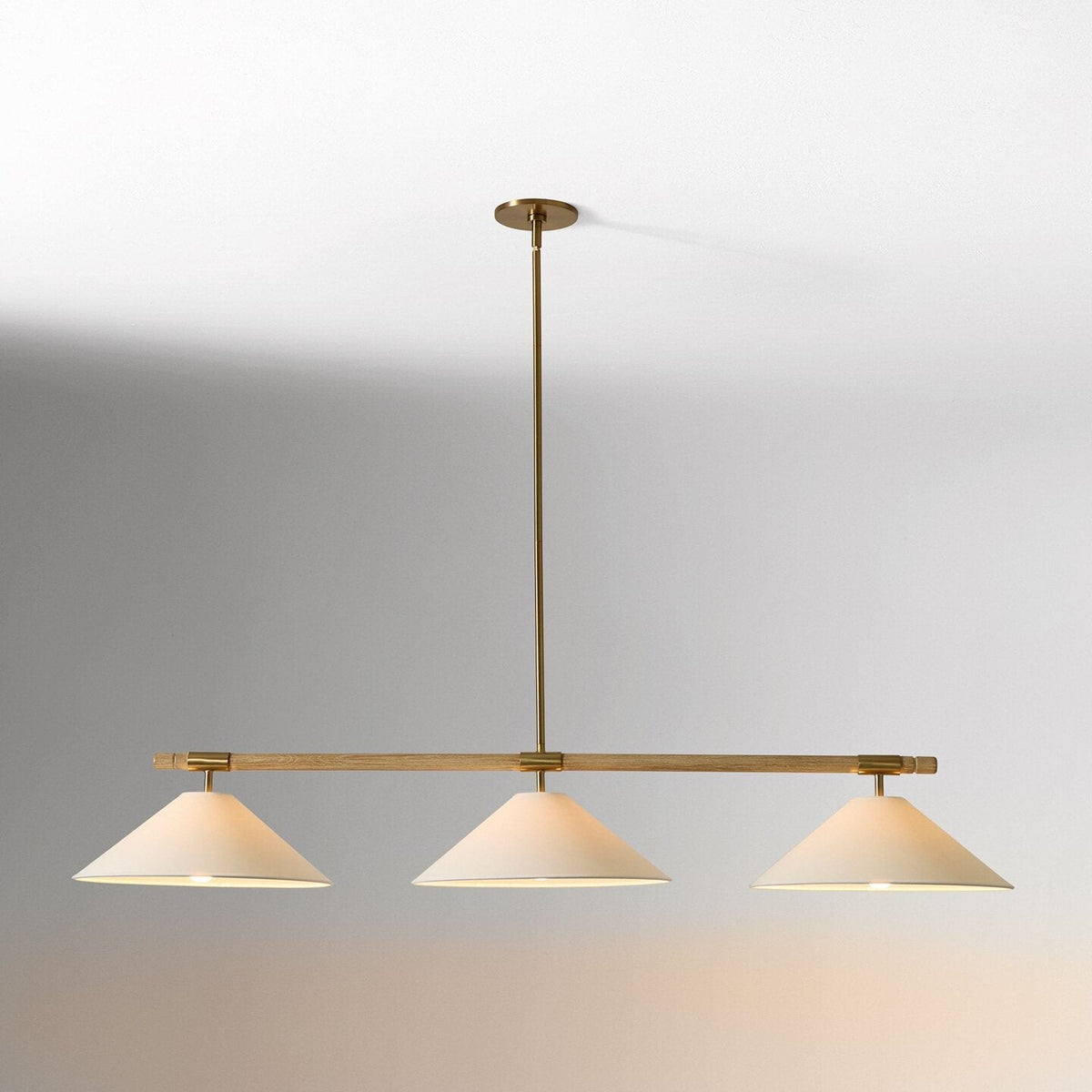 Iron Linear Chandelier — Chandelier | Maison Monashee — view 9