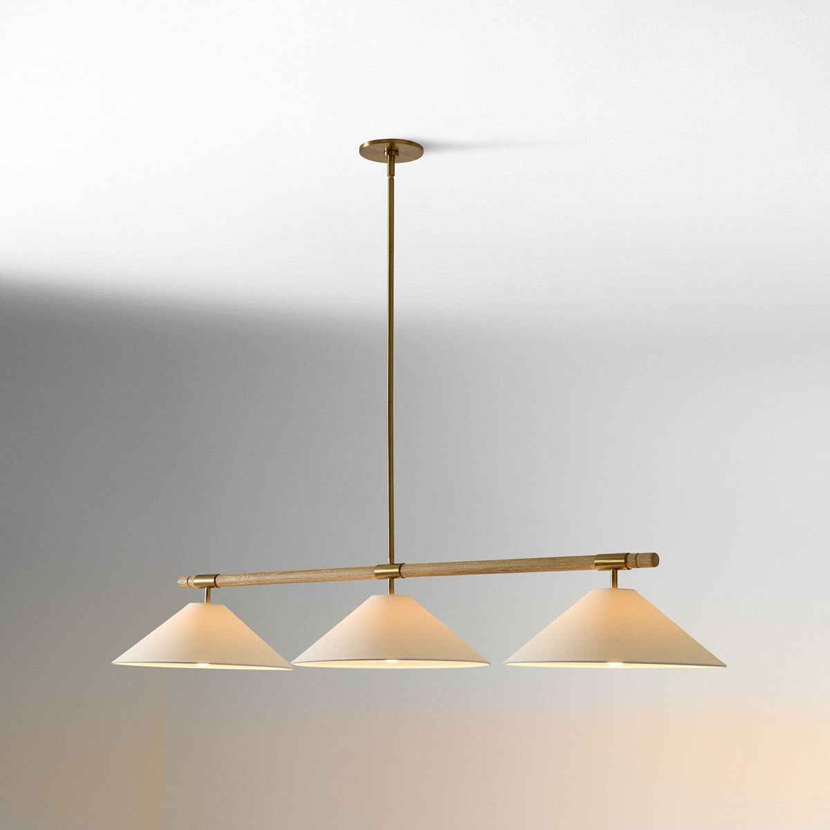 Iron Linear Chandelier — Chandelier | Maison Monashee — view 14