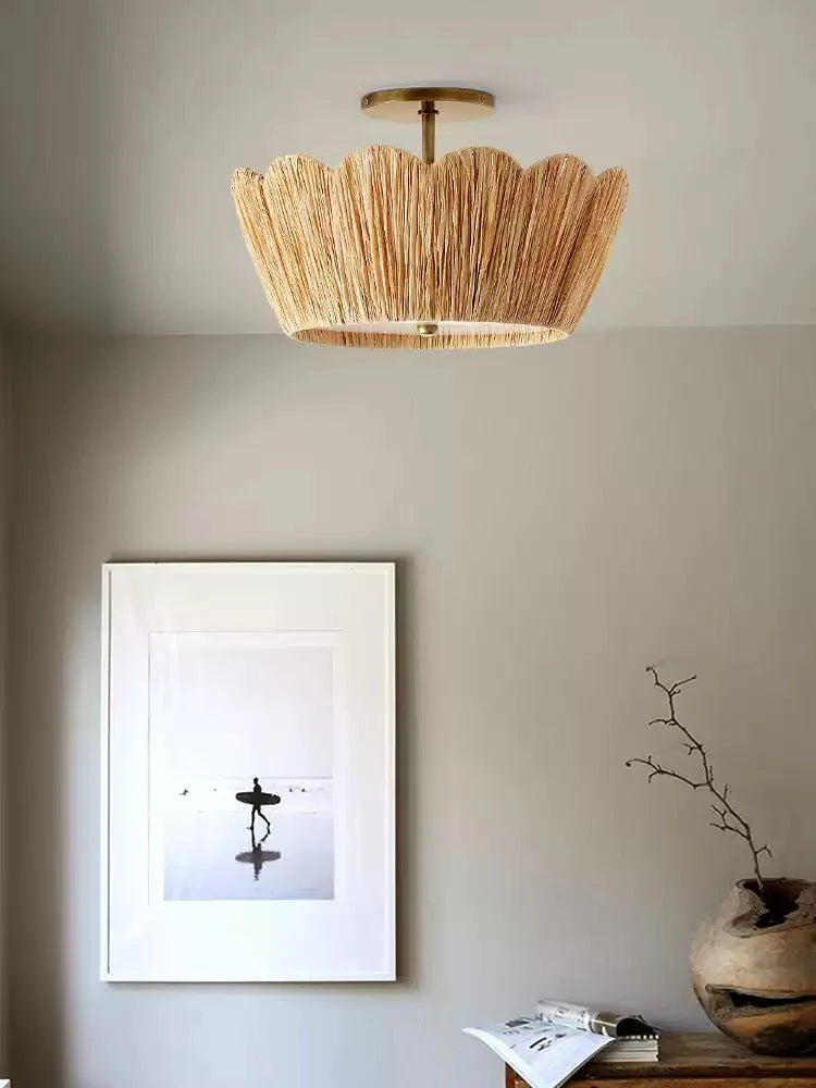 Drum Semi-Flush Ceiling Light — Ceiling Light | Maison Monashee — view 8