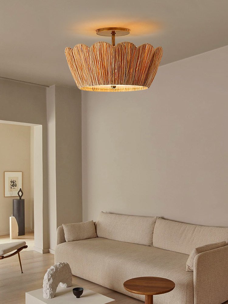 Drum Semi-Flush Ceiling Light — Ceiling Light | Maison Monashee — view 10