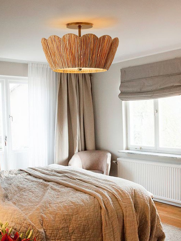 Drum Semi-Flush Ceiling Light — Ceiling Light | Maison Monashee — view 5