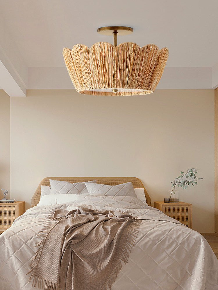 Drum Semi-Flush Ceiling Light — Ceiling Light | Maison Monashee — view 6