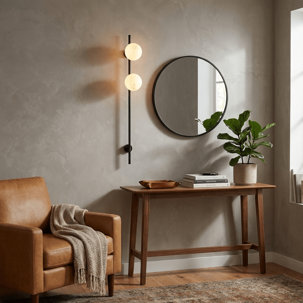 Double Wall Light Antique Brass — Wall Sconce | Maison Monashee — view 13