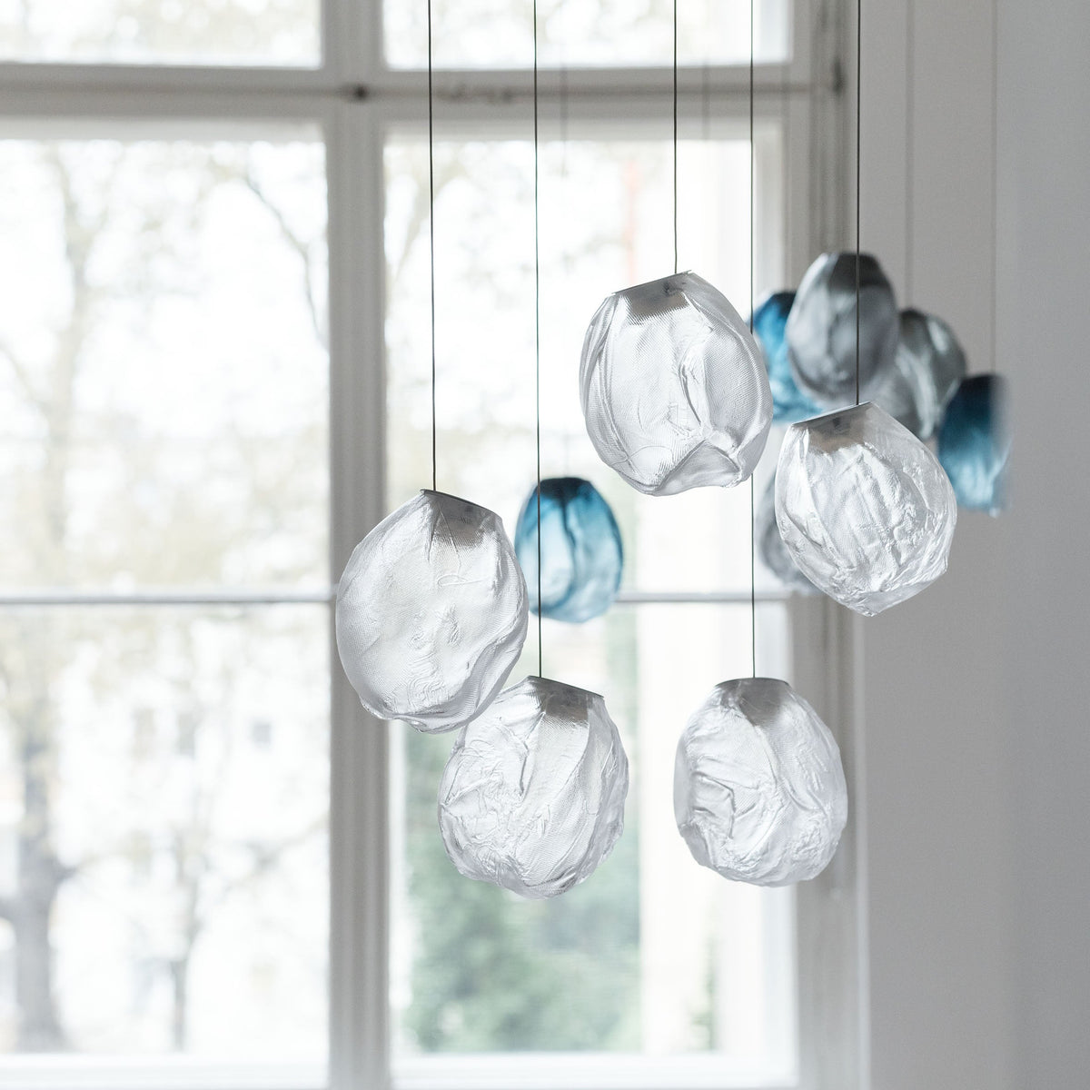 Clear Glass Pendant Light Fixture — Pendant Light | Maison Monashee — view 82
