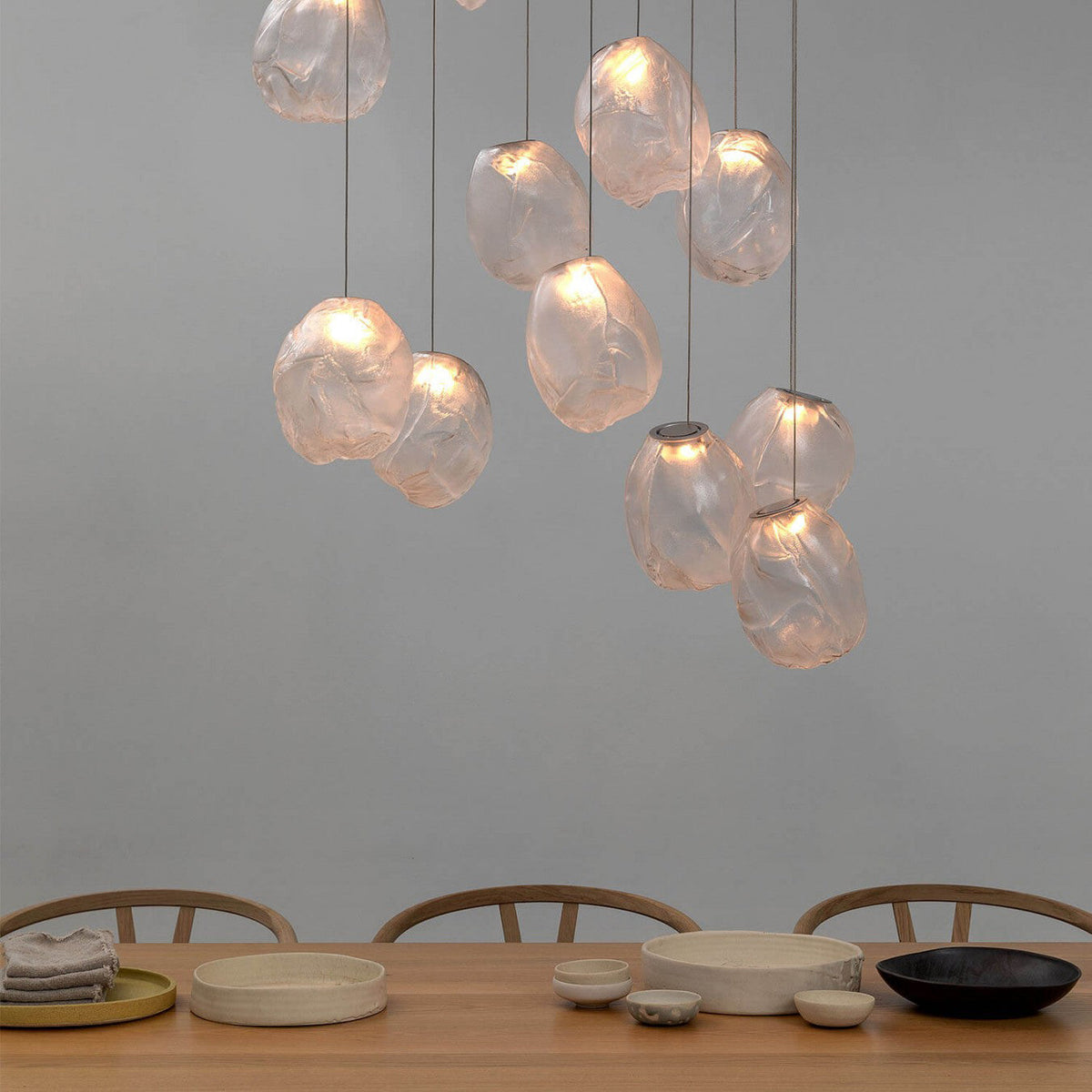 Clear Glass Pendant Light Fixture — Pendant Light | Maison Monashee — view 91