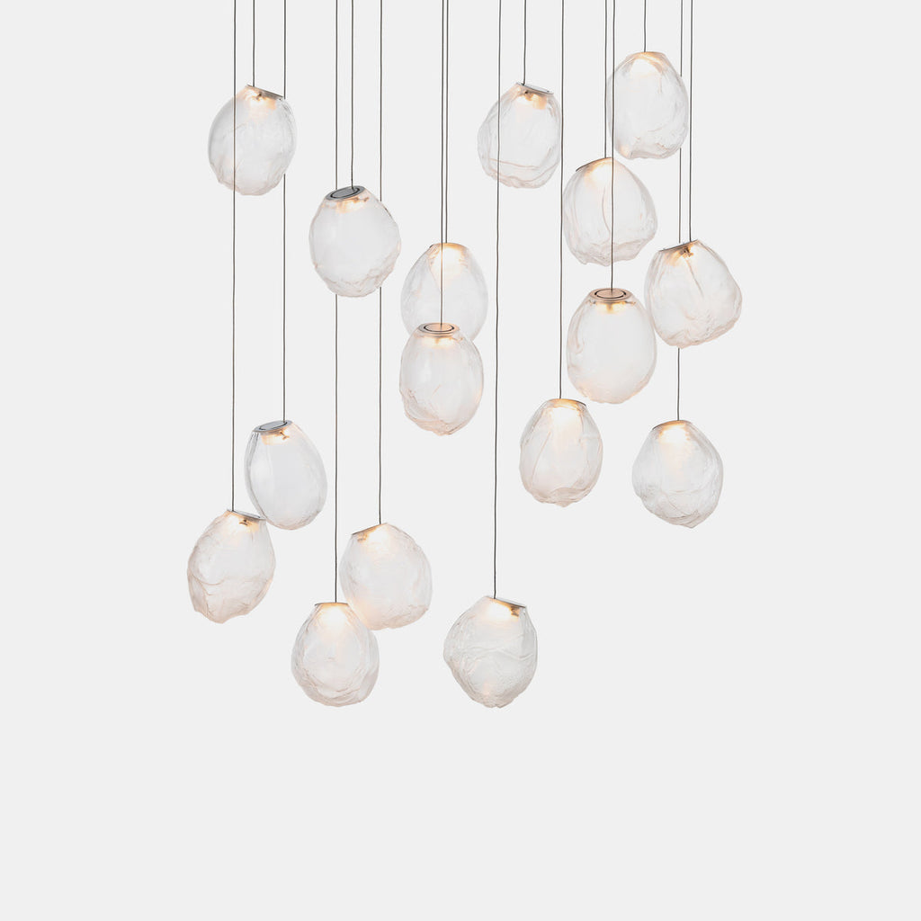 Clear Glass Pendant Light Fixture — Pendant Light | Maison Monashee — view 92