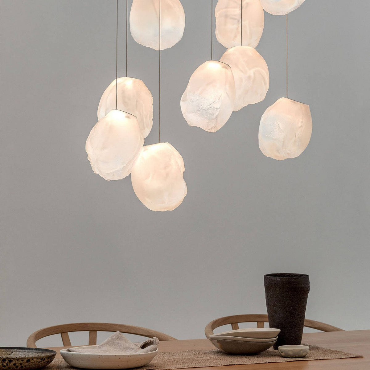Clear Glass Pendant Light Fixture — Pendant Light | Maison Monashee — view 61
