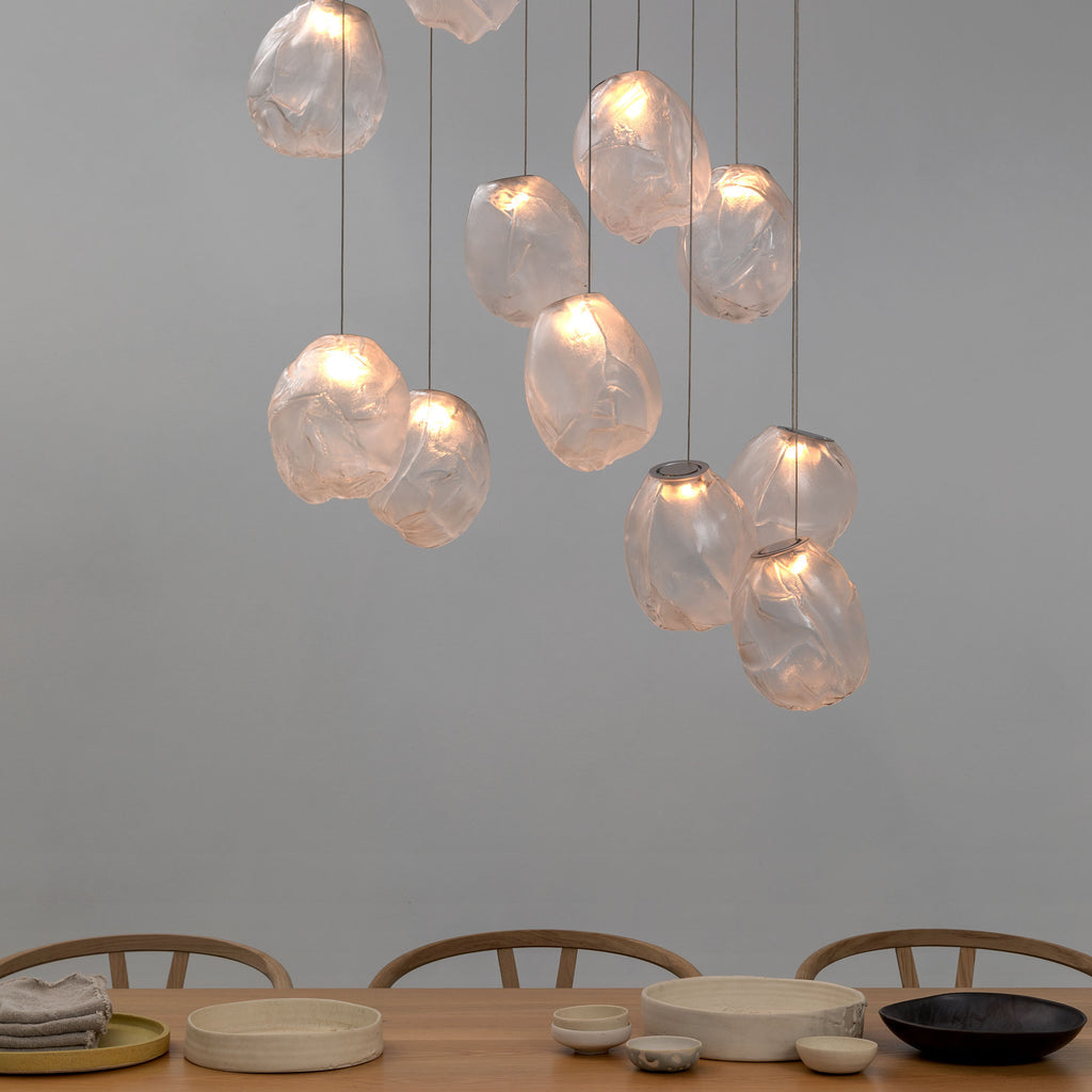 Clear Glass Pendant Light Fixture — Pendant Light | Maison Monashee — view 104