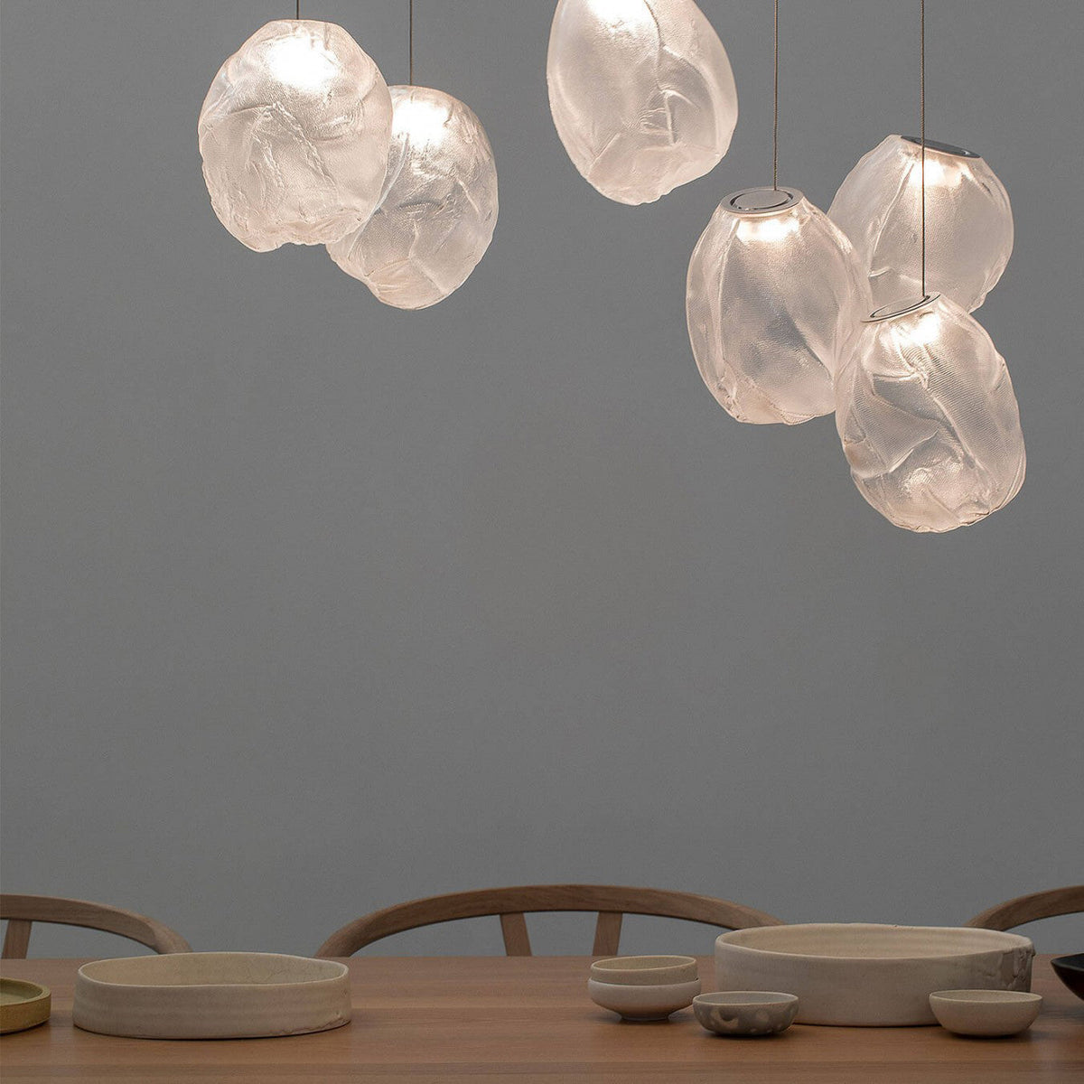 Clear Glass Pendant Light Fixture — Pendant Light | Maison Monashee — view 12