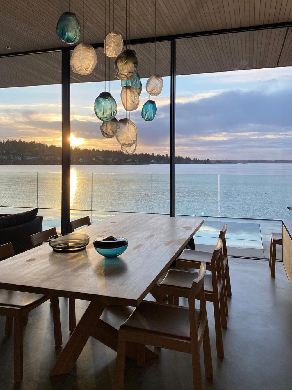 Clear Glass Pendant Light Fixture — Pendant Light | Maison Monashee — view 113