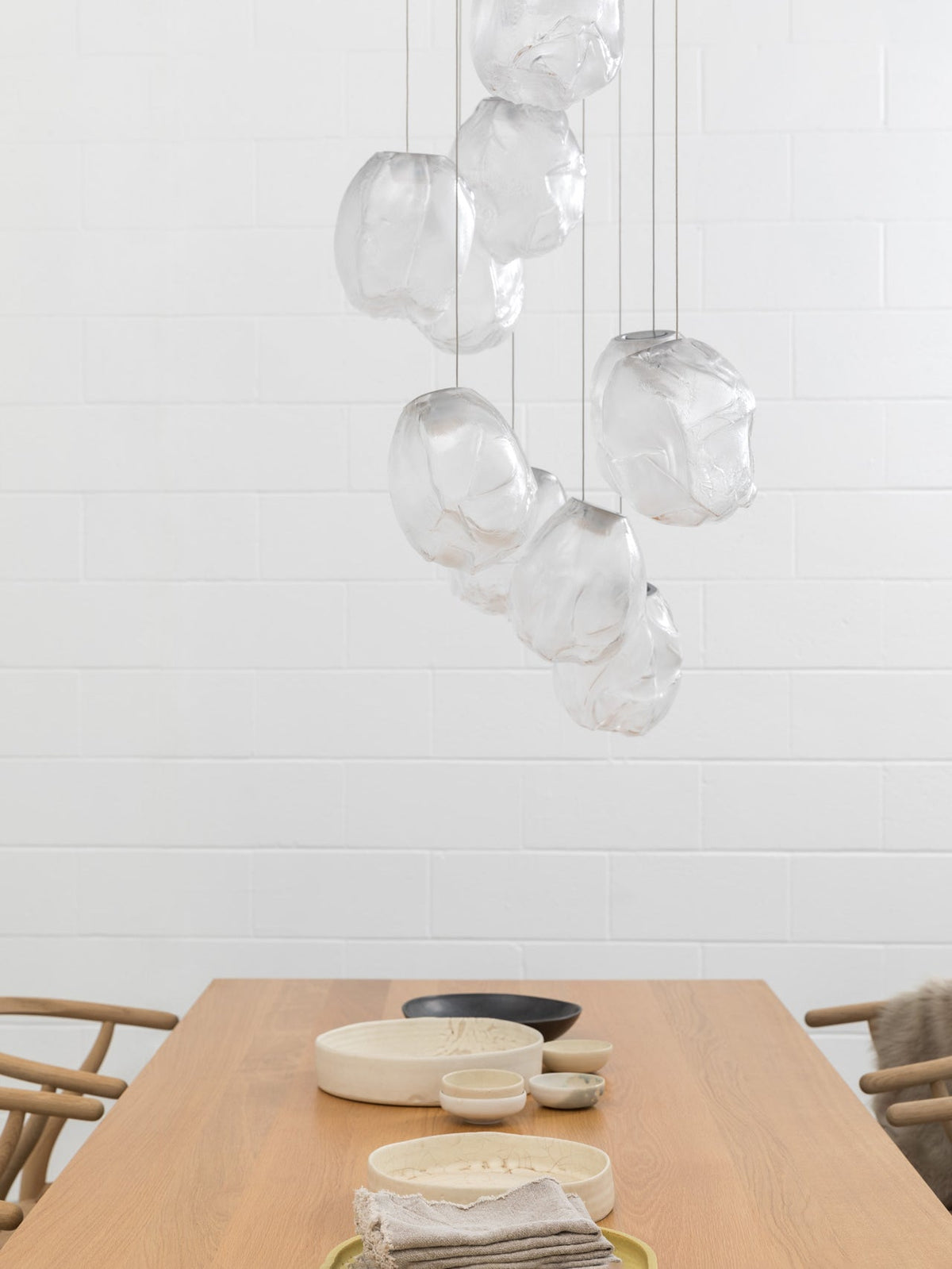 Clear Glass Pendant Light Fixture — Pendant Light | Maison Monashee — view 66