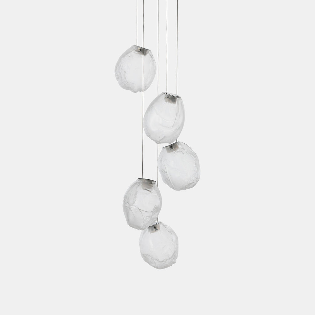 Clear Glass Pendant Light Fixture — Pendant Light | Maison Monashee — view 67