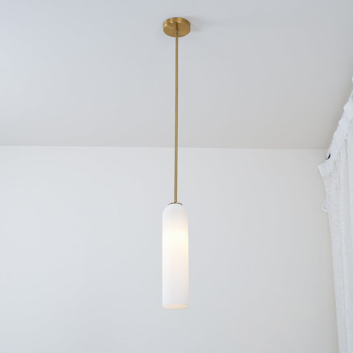Long Glass Pendant Light — Pendant Light | Maison Monashee — view 11