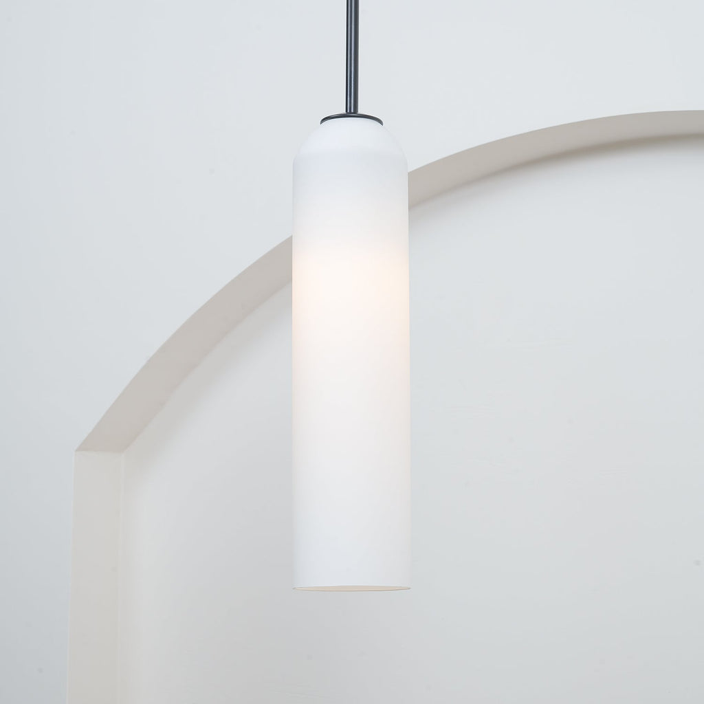 Long Glass Pendant Light — Pendant Light | Maison Monashee — view 13