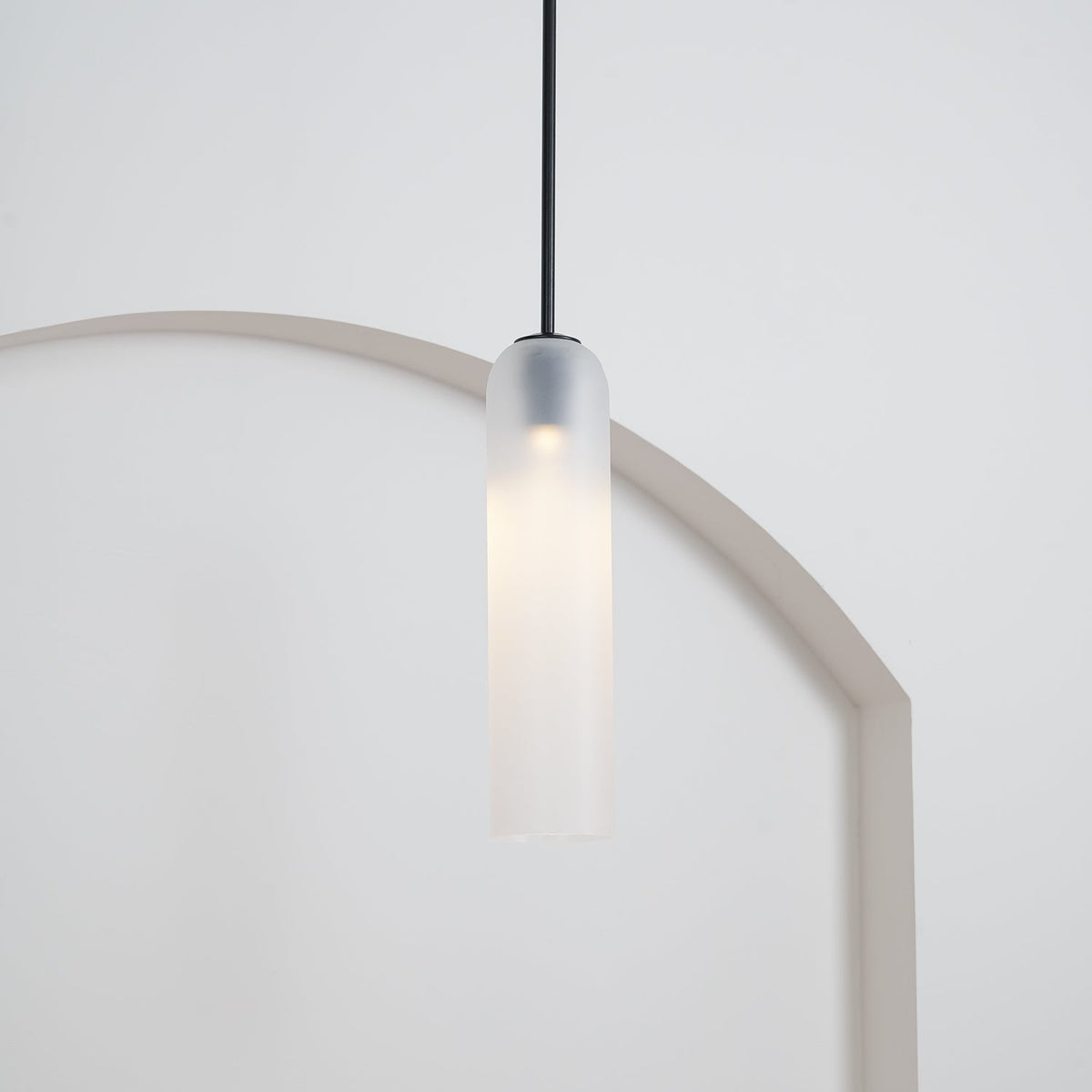Long Glass Pendant Light — Pendant Light | Maison Monashee — view 12