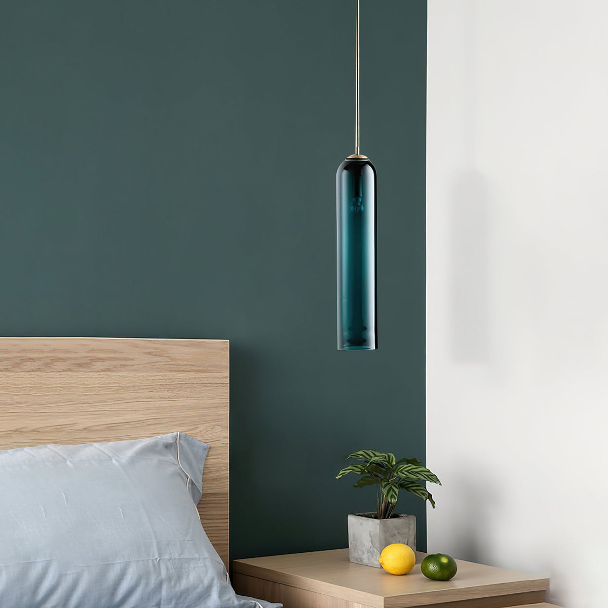 Long Glass Pendant Light — Pendant Light | Maison Monashee — view 5