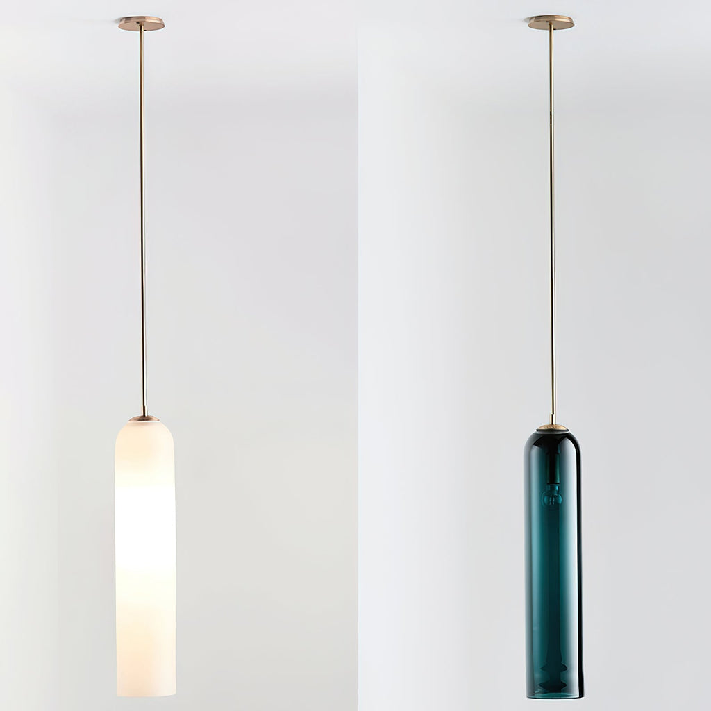 Long Glass Pendant Light — Pendant Light | Maison Monashee — view 29