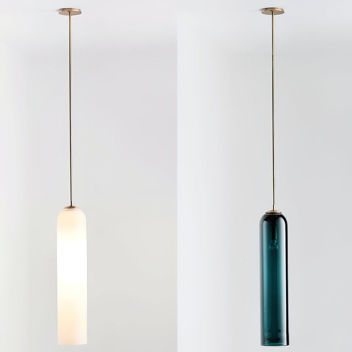 Long Glass Pendant Light — Pendant Light | Maison Monashee — view 29