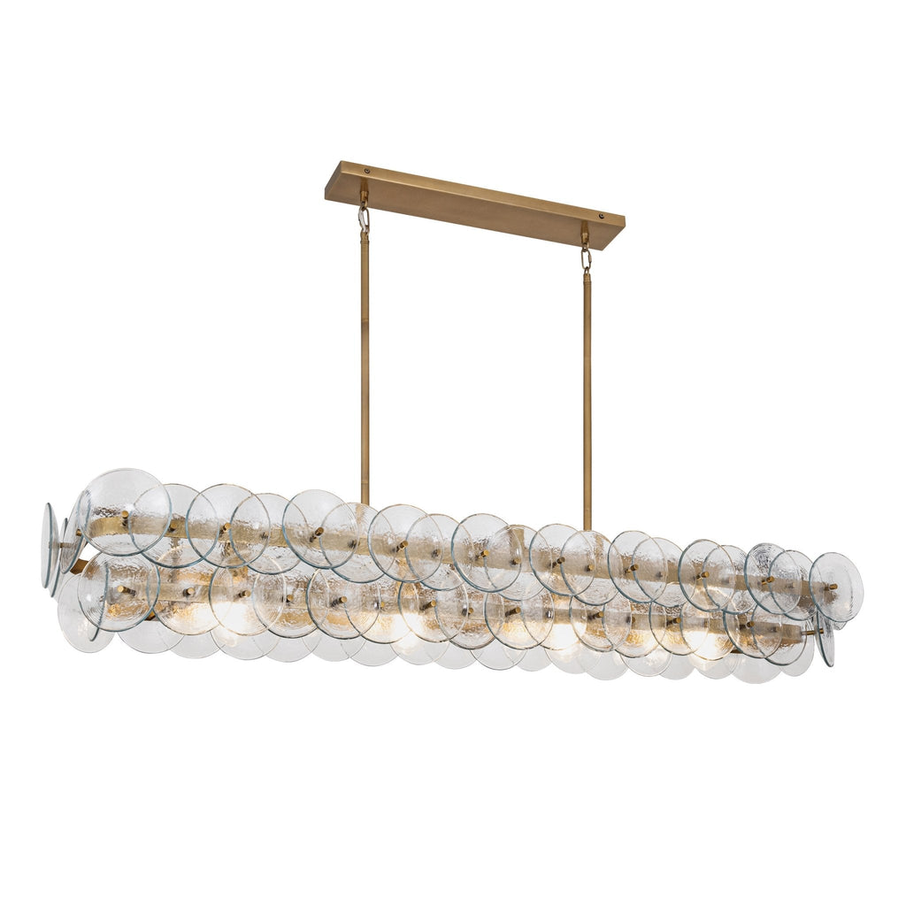 Rectangular Linear Chandelier — Chandelier | Maison Monashee — view 16
