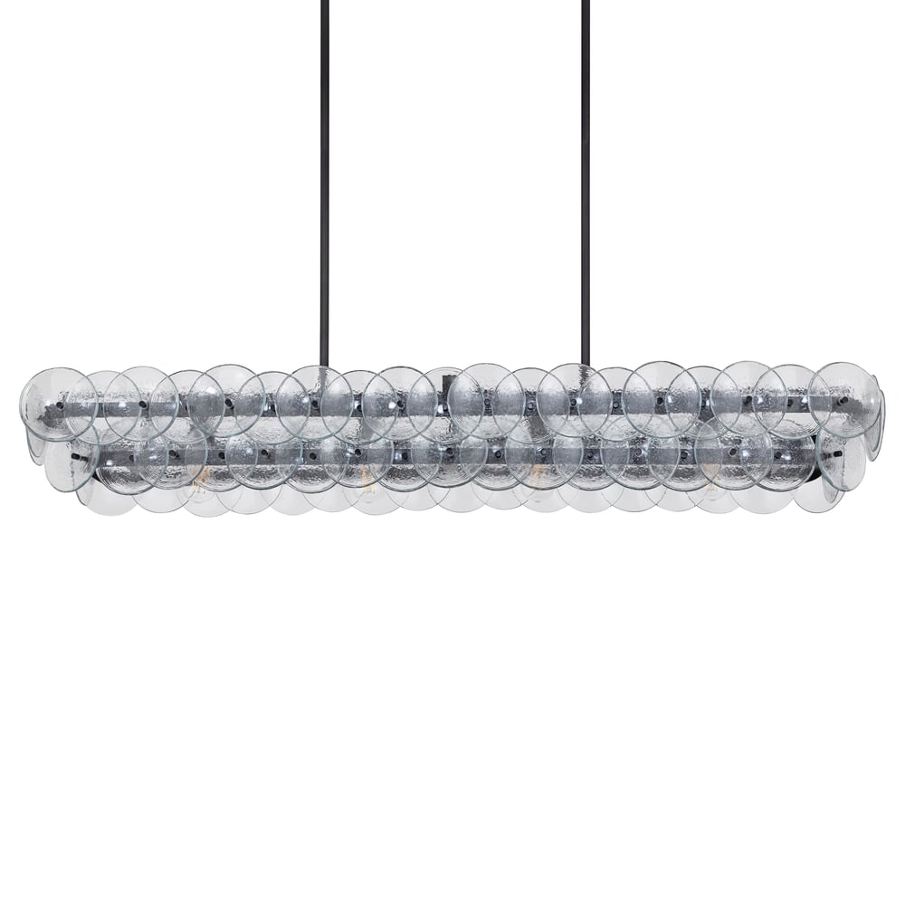 Rectangular Linear Chandelier — Chandelier | Maison Monashee — view 4