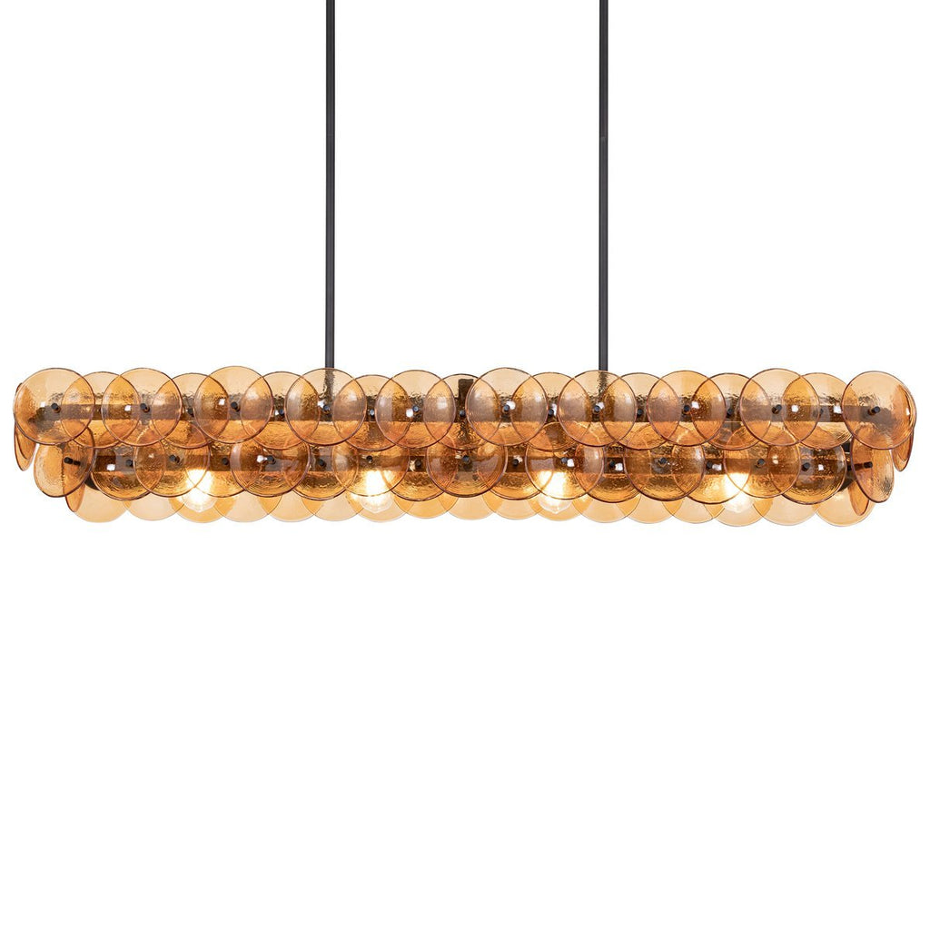 Rectangular Linear Chandelier — Chandelier | Maison Monashee — view 5