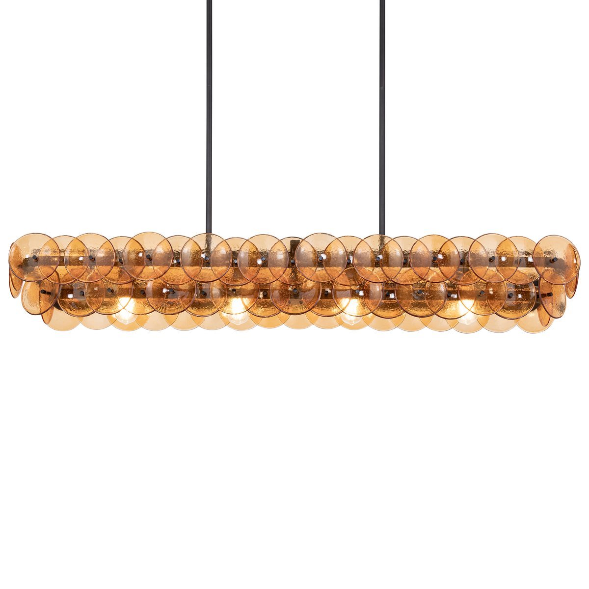 Rectangular Linear Chandelier — Chandelier | Maison Monashee — view 5