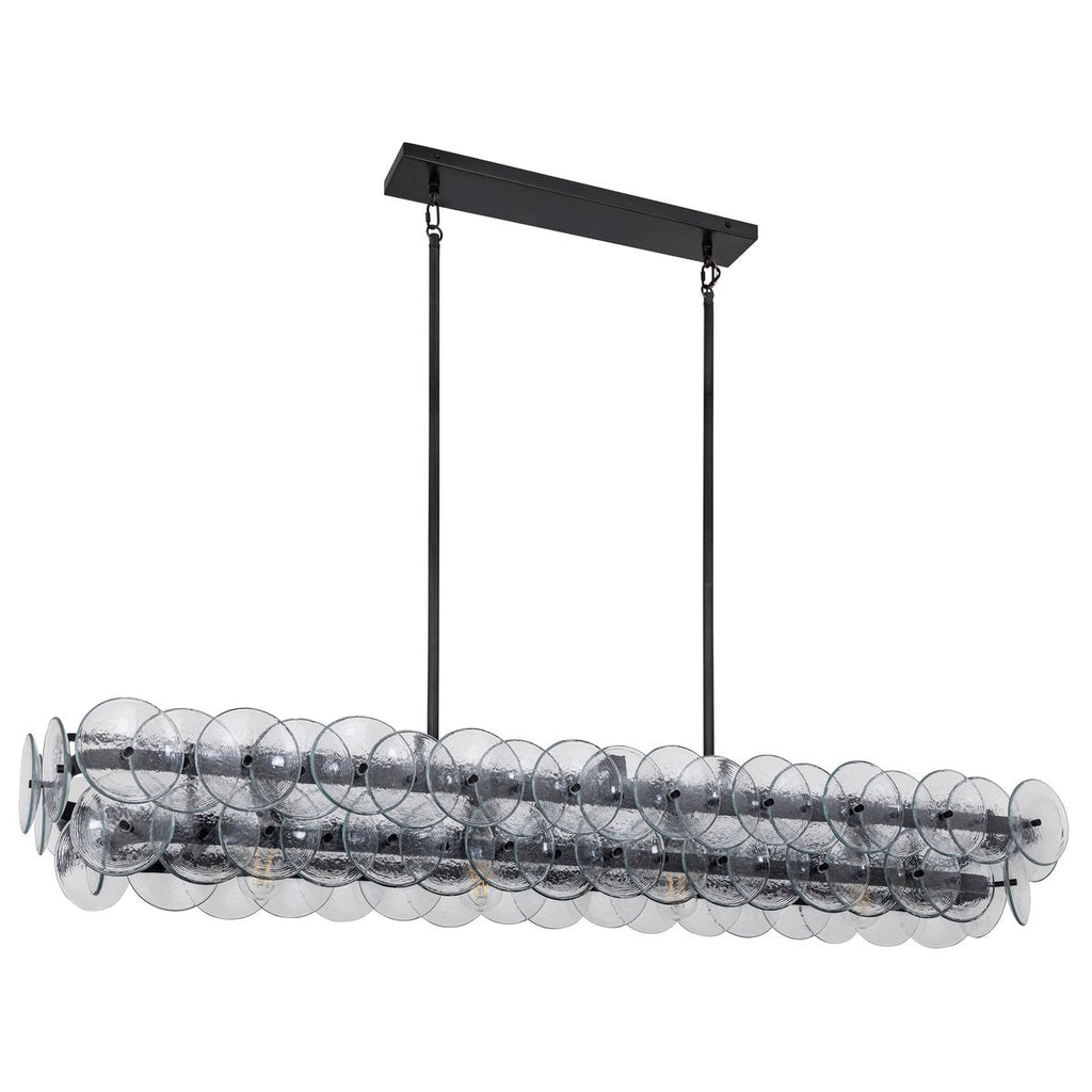 Rectangular Linear Chandelier — Chandelier | Maison Monashee — view 8