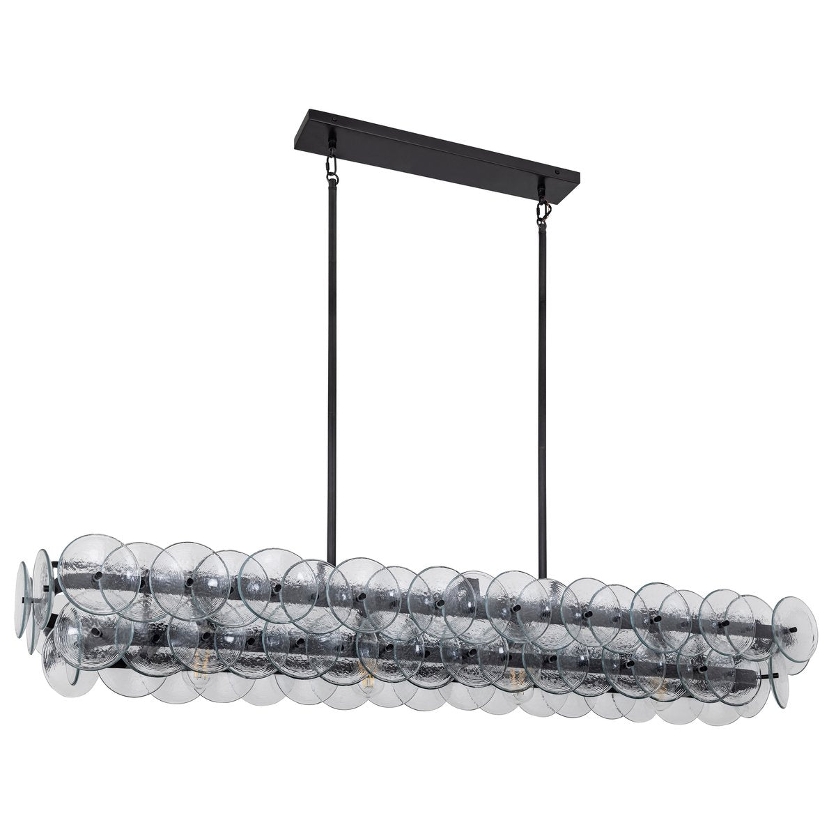 Rectangular Linear Chandelier — Chandelier | Maison Monashee — view 8