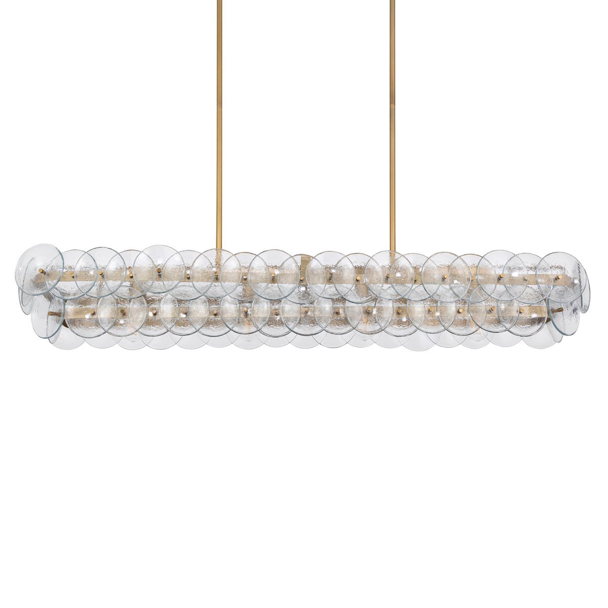 Rectangular Linear Chandelier — Chandelier | Maison Monashee — view 10