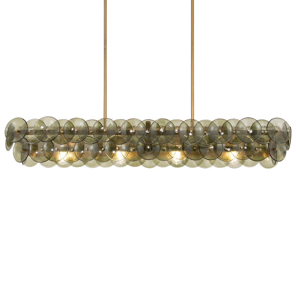 Rectangular Linear Chandelier — Chandelier | Maison Monashee — view 11