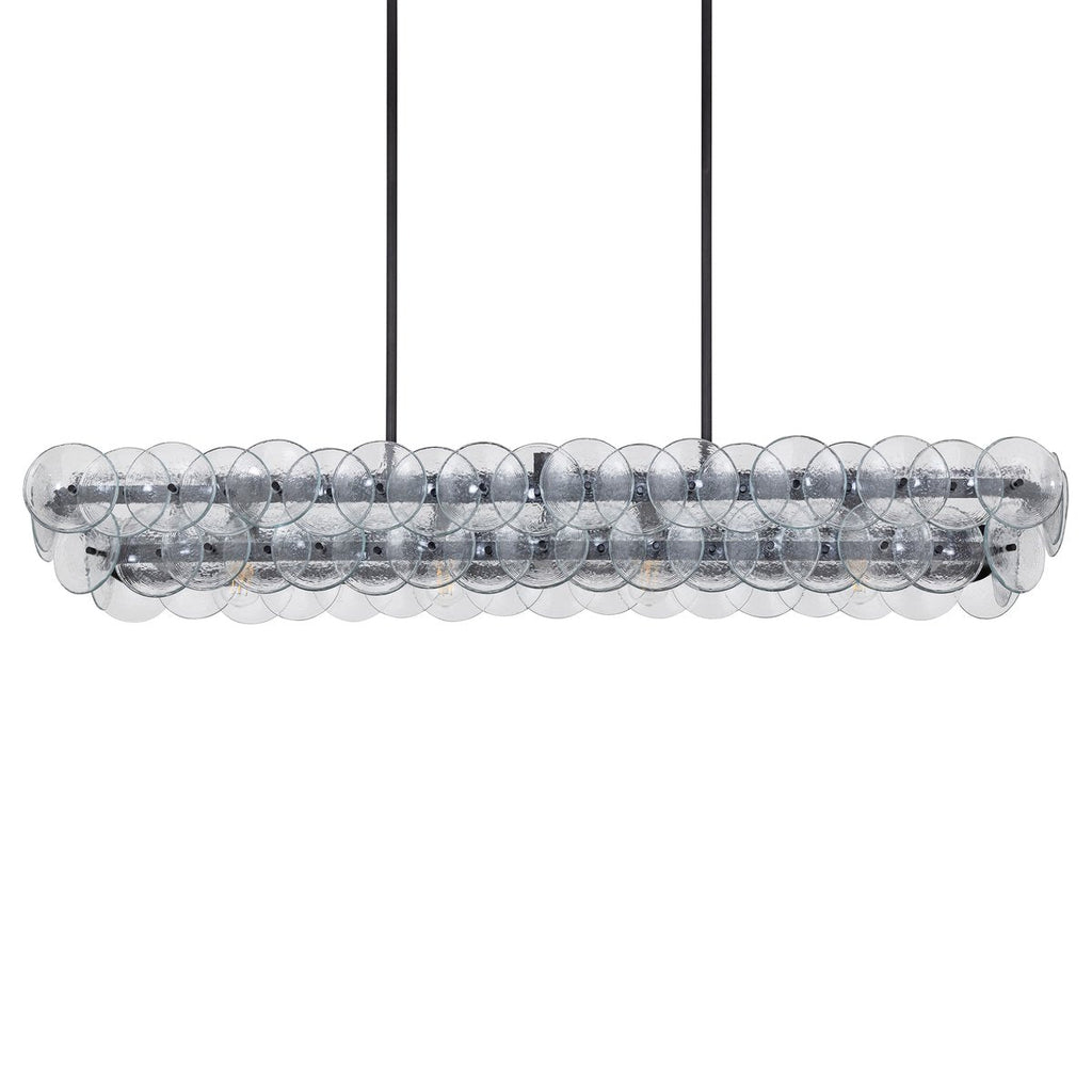 Rectangular Linear Chandelier — Chandelier | Maison Monashee — view 12